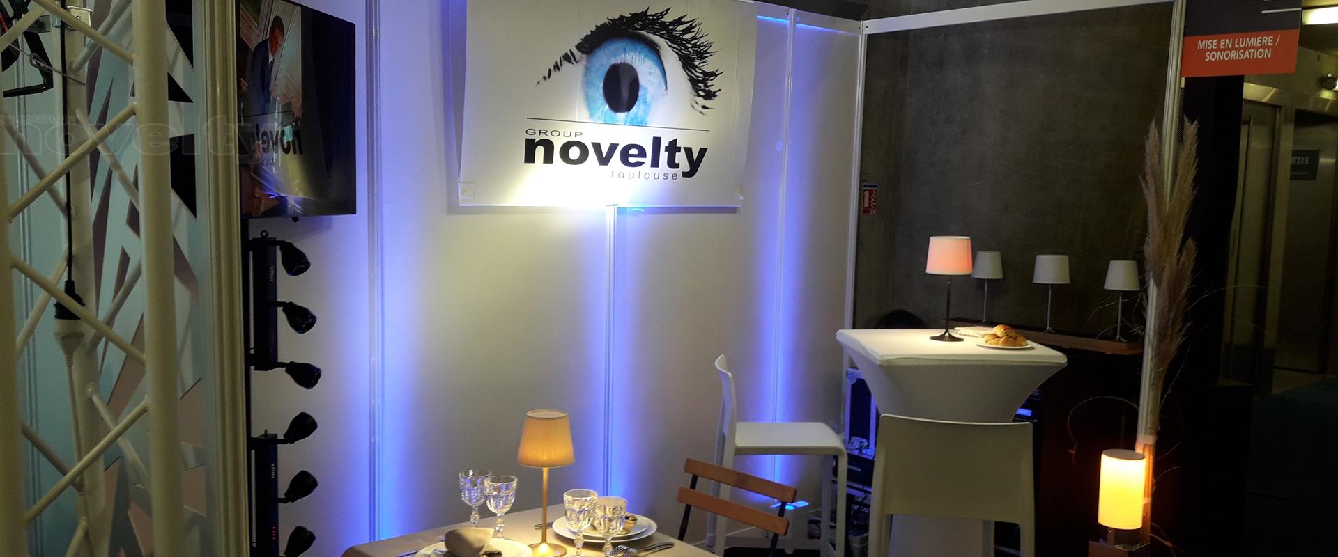 Visuel Les équipes Novelty Toulouse au Salon du Mariage 