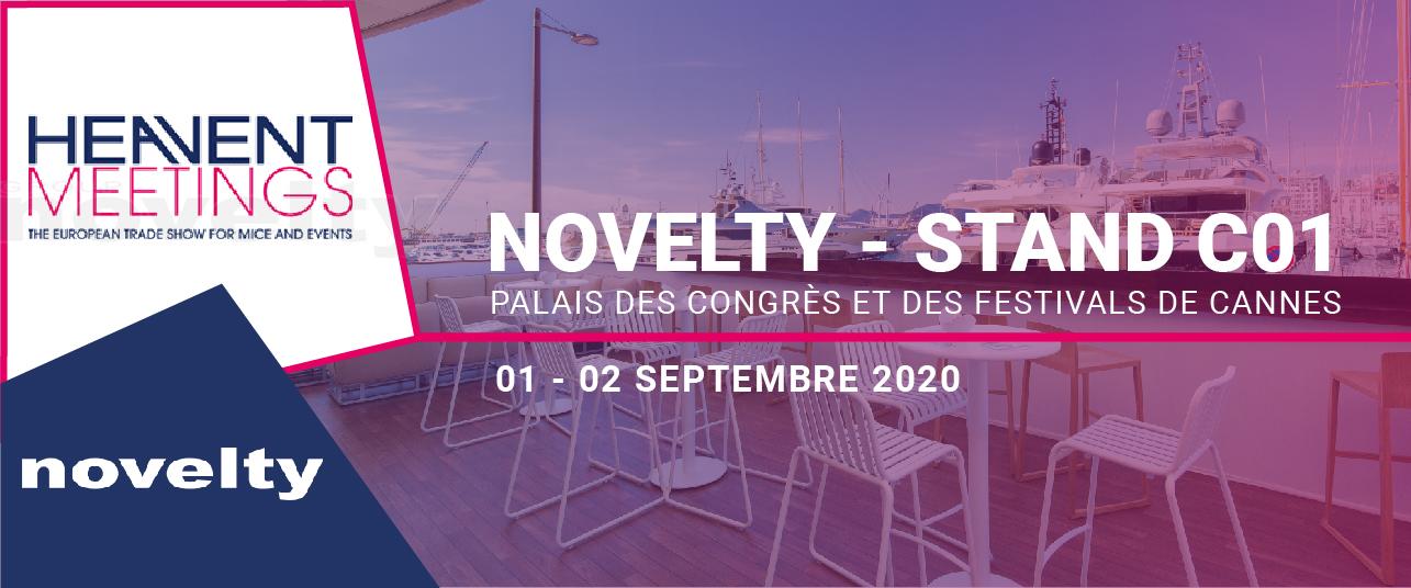 Visuel Retrouvez les équipes NOVELTY sur Heavent Meetings 2019