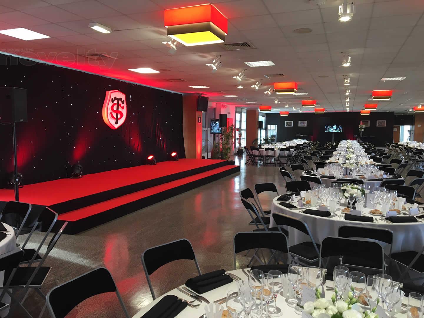 Visuel NOVELTY Toulouse et la Soirée des Partenaires du Stade Toulousain