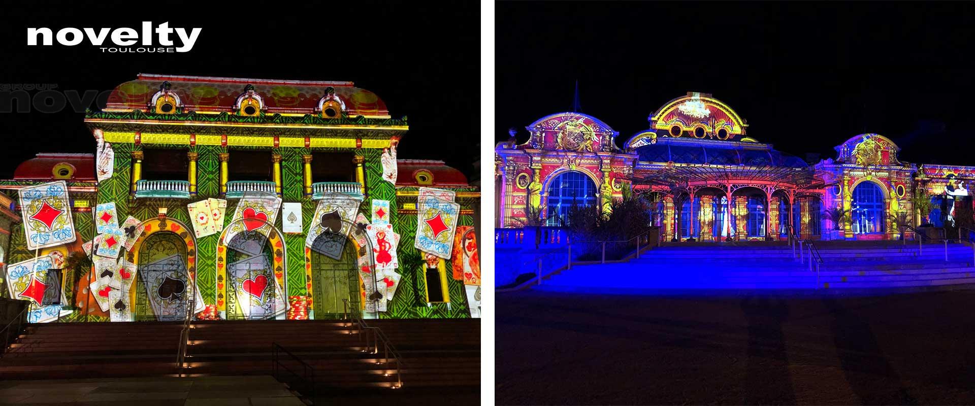 Visuel NOVELTY TOULOUSE illumine les monuments du Département de l'Allier